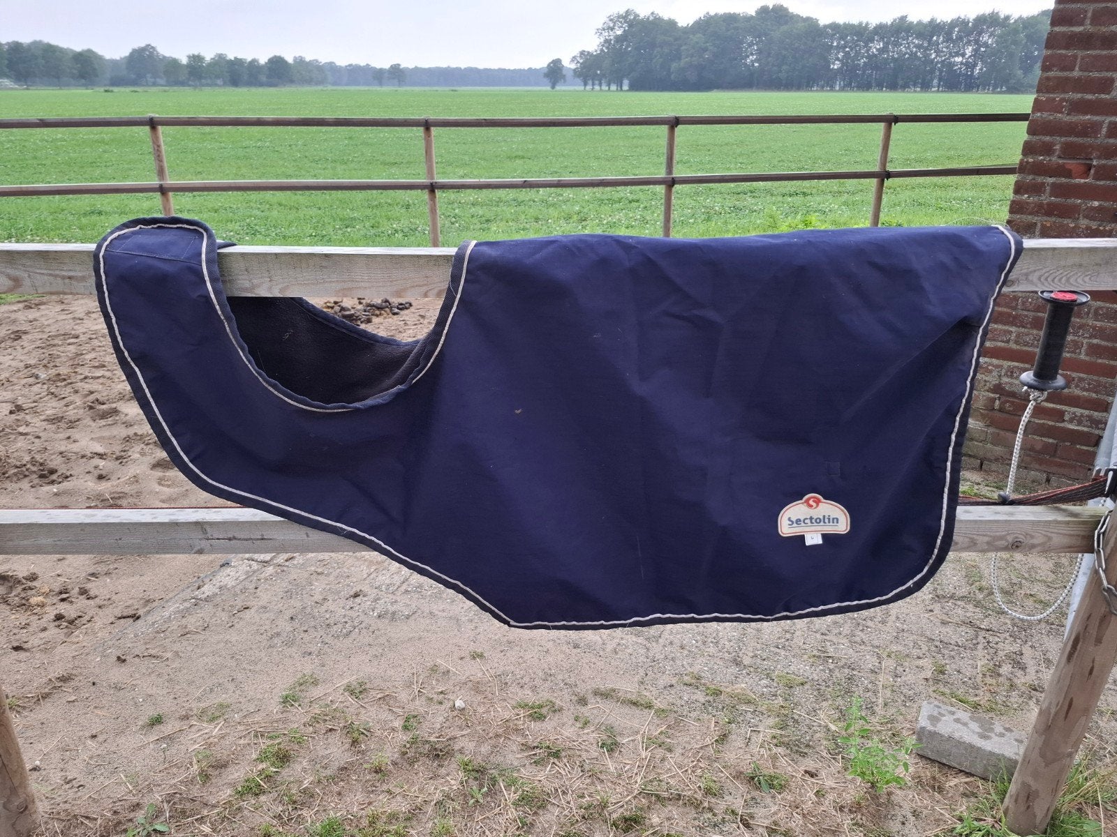 Sectolin uitrijdeken, Full (L), Ophalen of Verzenden, Zo goed als nieuw, Deken