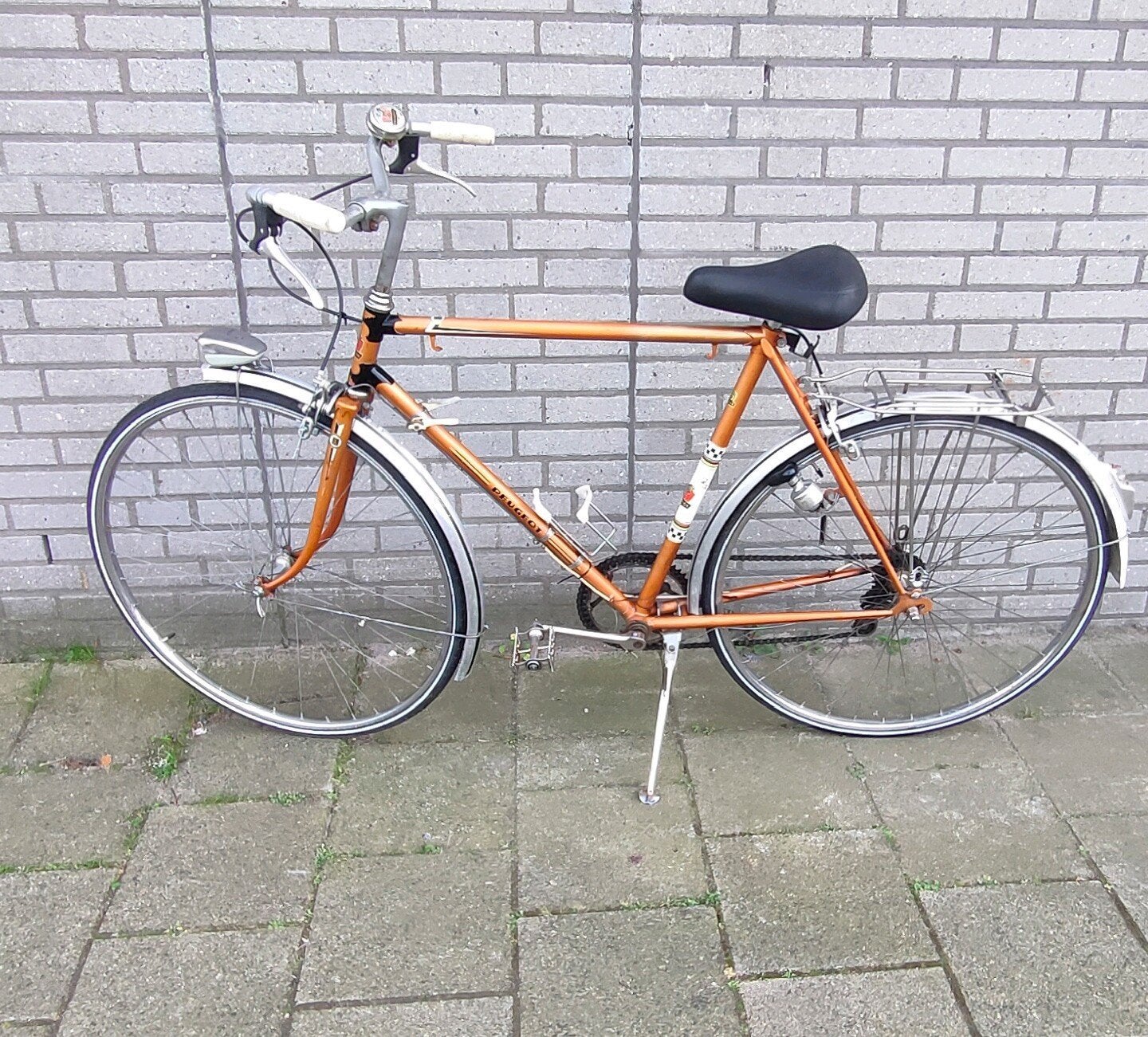 Vintage Racefiets Peugeot Oldtimer, Ophalen, Jaren '60 of nieuwer, Velgrem, 59 cm of meer