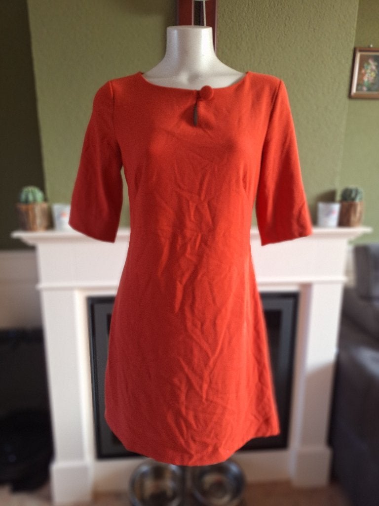 La Fee Maraboutee warm oranje jurk mt 38, Maat 38/40 (M), La Fee Maraboutee, Verzenden, Oranje