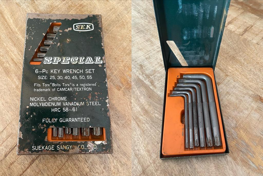 SEK Special 6-delige Torx sleutelset - chroom vanadium, Verzenden, Gebruikt