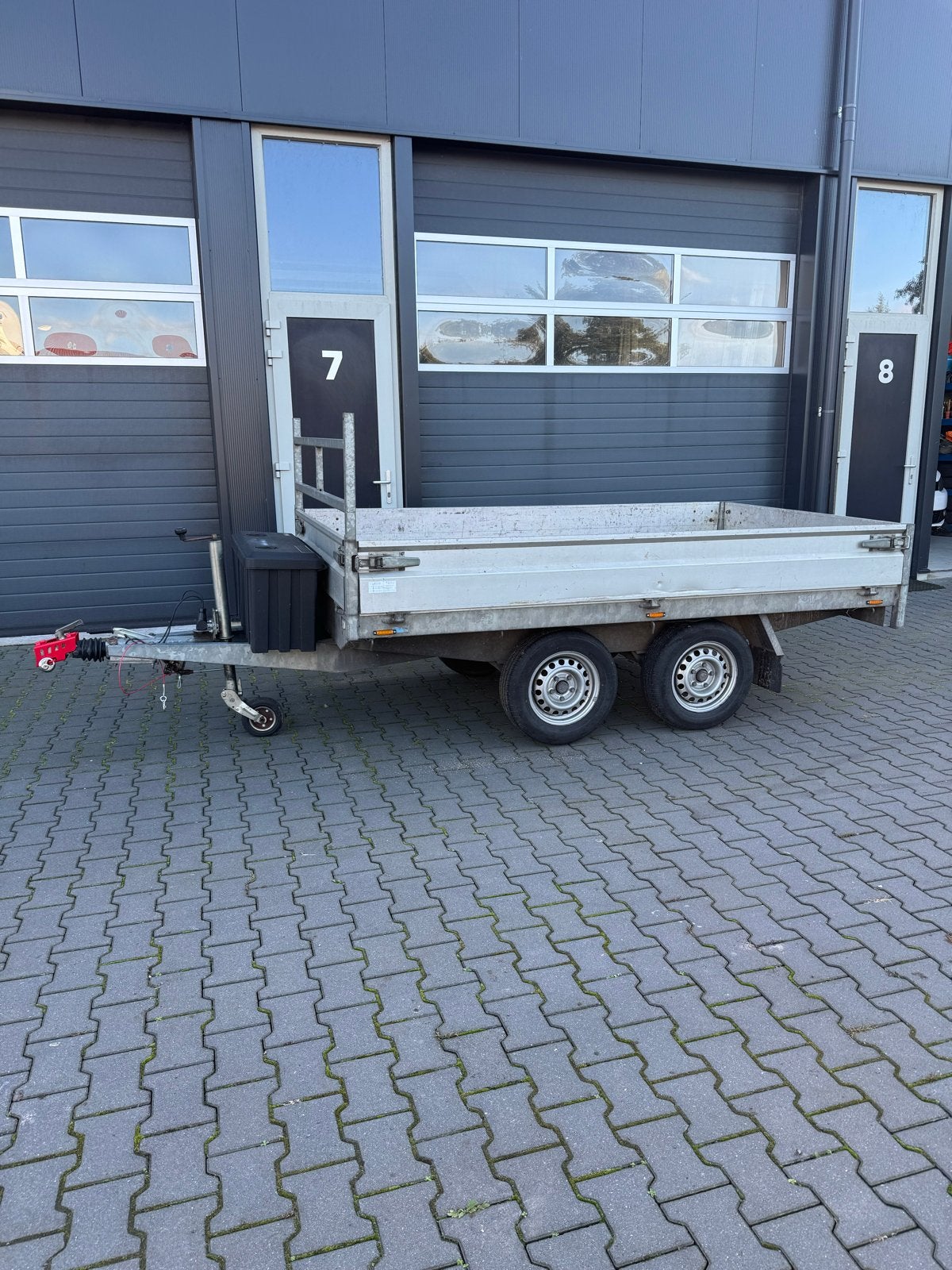 Nette hapert aanhanger 2000 kg nieuwe banden en velgen!, Ophalen, Gebruikt