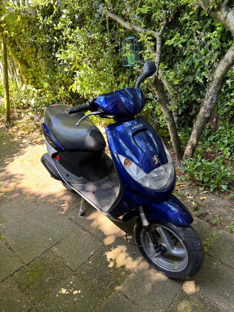 Peugeot Vivacity Scooter uit 2007 - Blauw, Ophalen, Gebruikt, Benzine, Vivacity