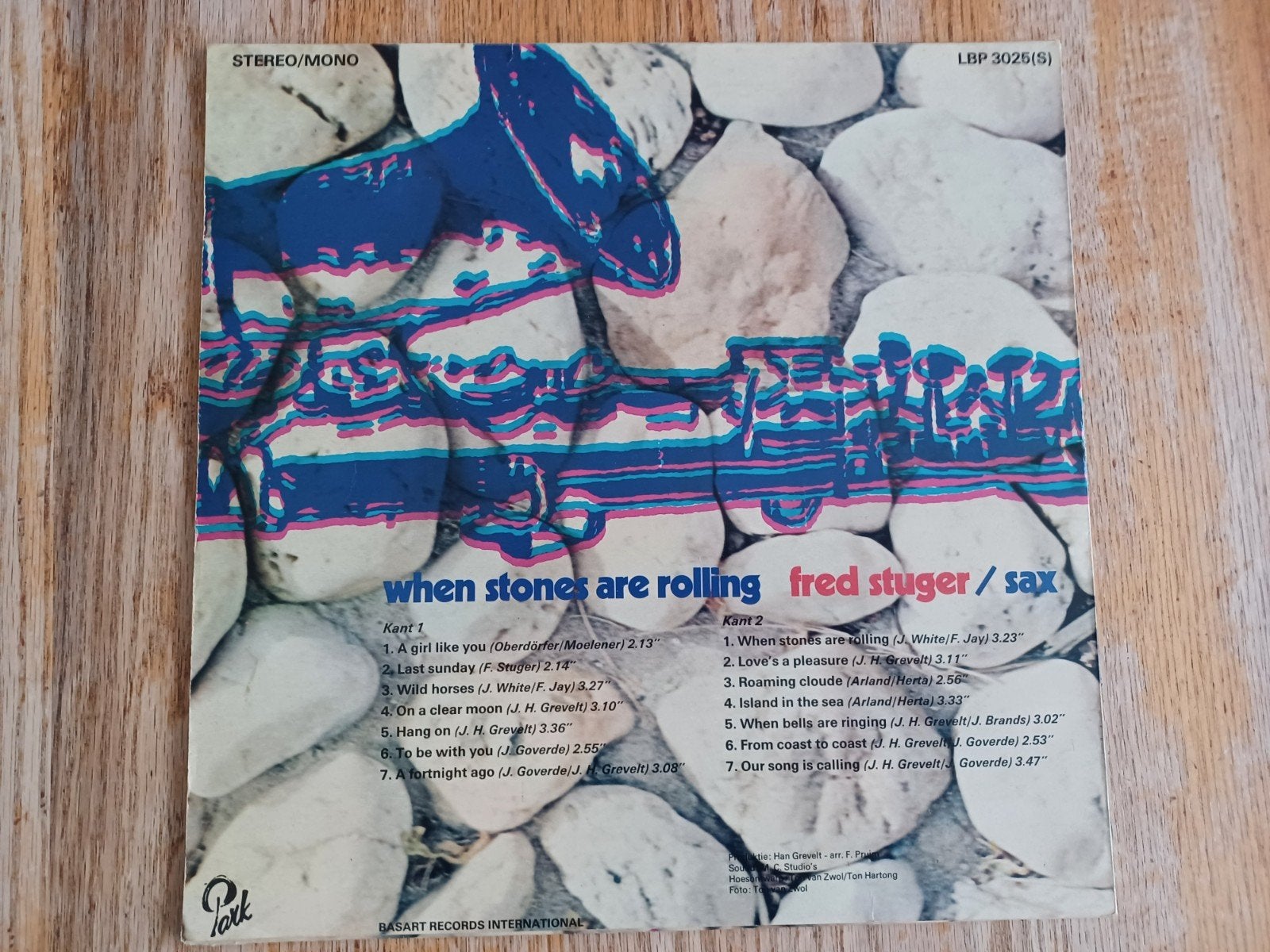 Fred Stuger - When Stones Are Rolling (Sax LP), Ophalen, LP, Gebruikt, 12 inch