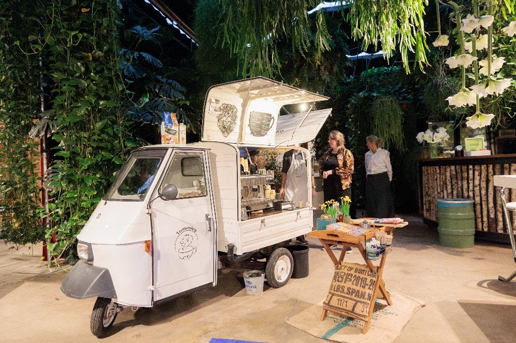 Barista koffiebar tuktuk piaggio foodtruck feest koffie, Ophalen of Verzenden, Nieuw