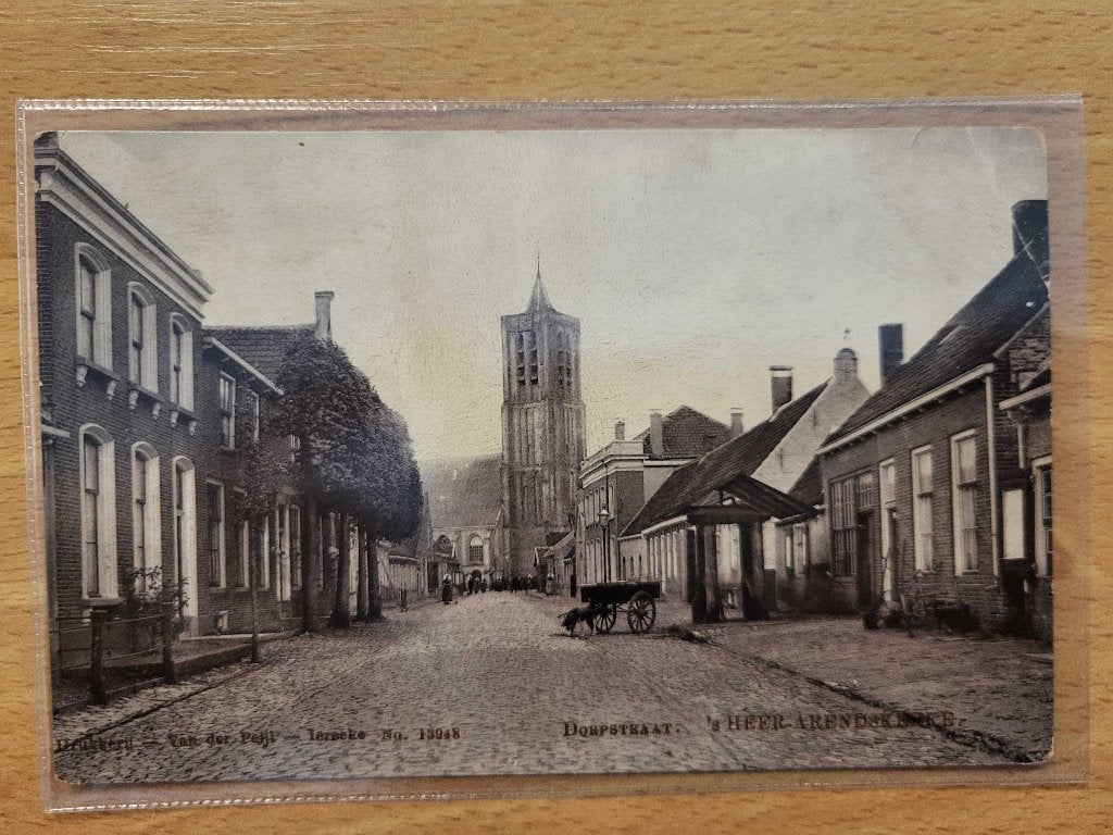 ansicht ´s Heer Arendskerke Dorpstraat PRACHTKAART, Verzamelen, Ophalen of Verzenden, Voor 1920, Zeeland