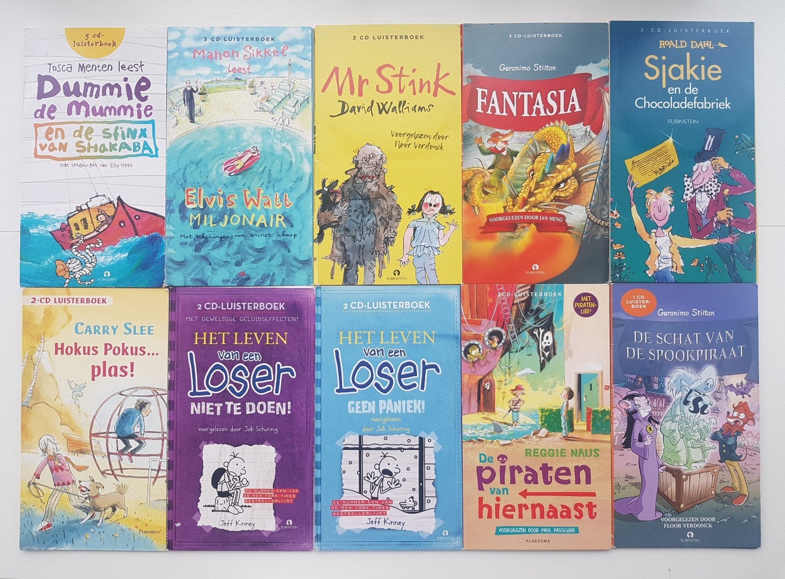 10x Luisterboek Kinderen Jongens set 6+ | In 1 koop €30, Boeken, Luisterboeken, Ophalen of Verzenden, Cd, Kind