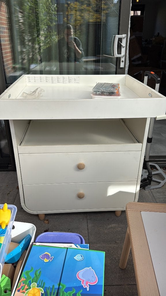 IKEA MYLLRA commode met lades / aankleedtafel - wit