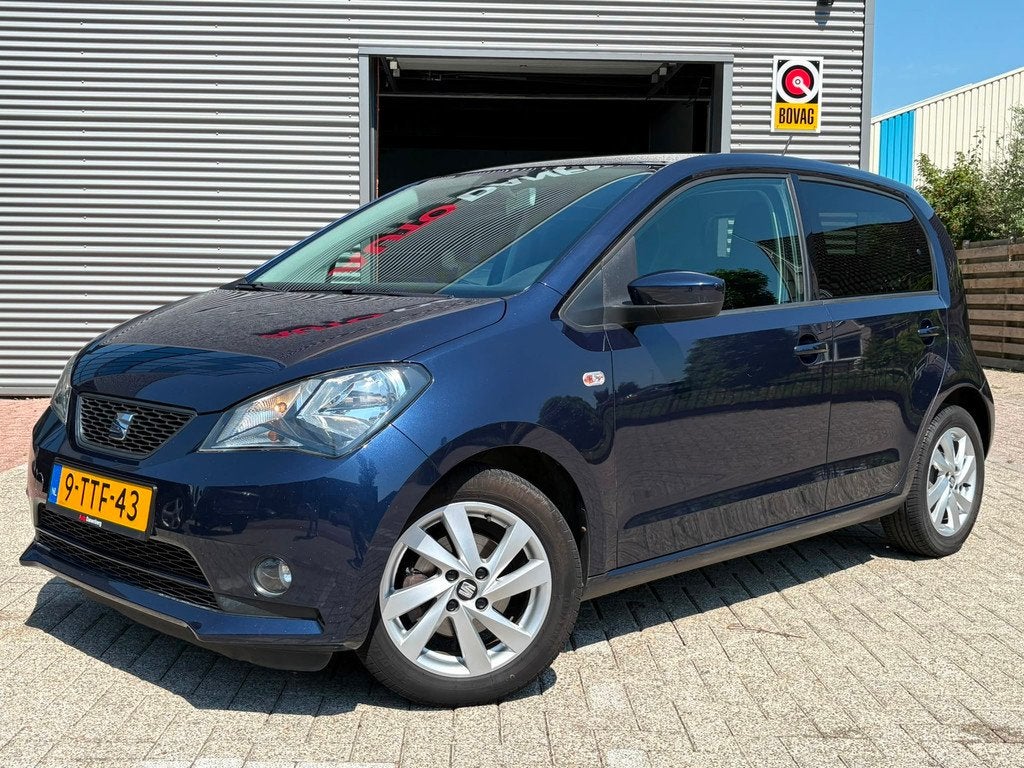 Seat Mii 1.0 Sport Dynamic STOELVERWARMING,APK,GARANTIE, Auto's, Voorwielaandrijving, Euro 5, Stof, Zwart