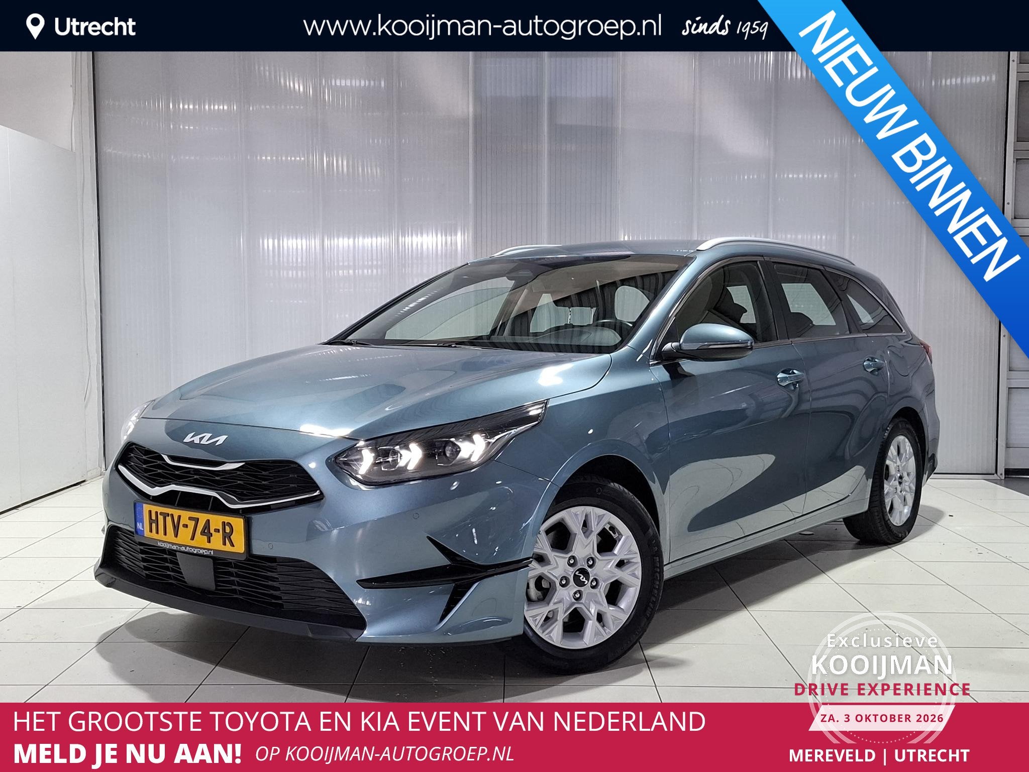Kia Ceed Sportswagon 1.5 T-GDi DynamicLine Trekhaak, Apple C, Voorwielaandrijving, Stof, Gebruikt, Euro 6