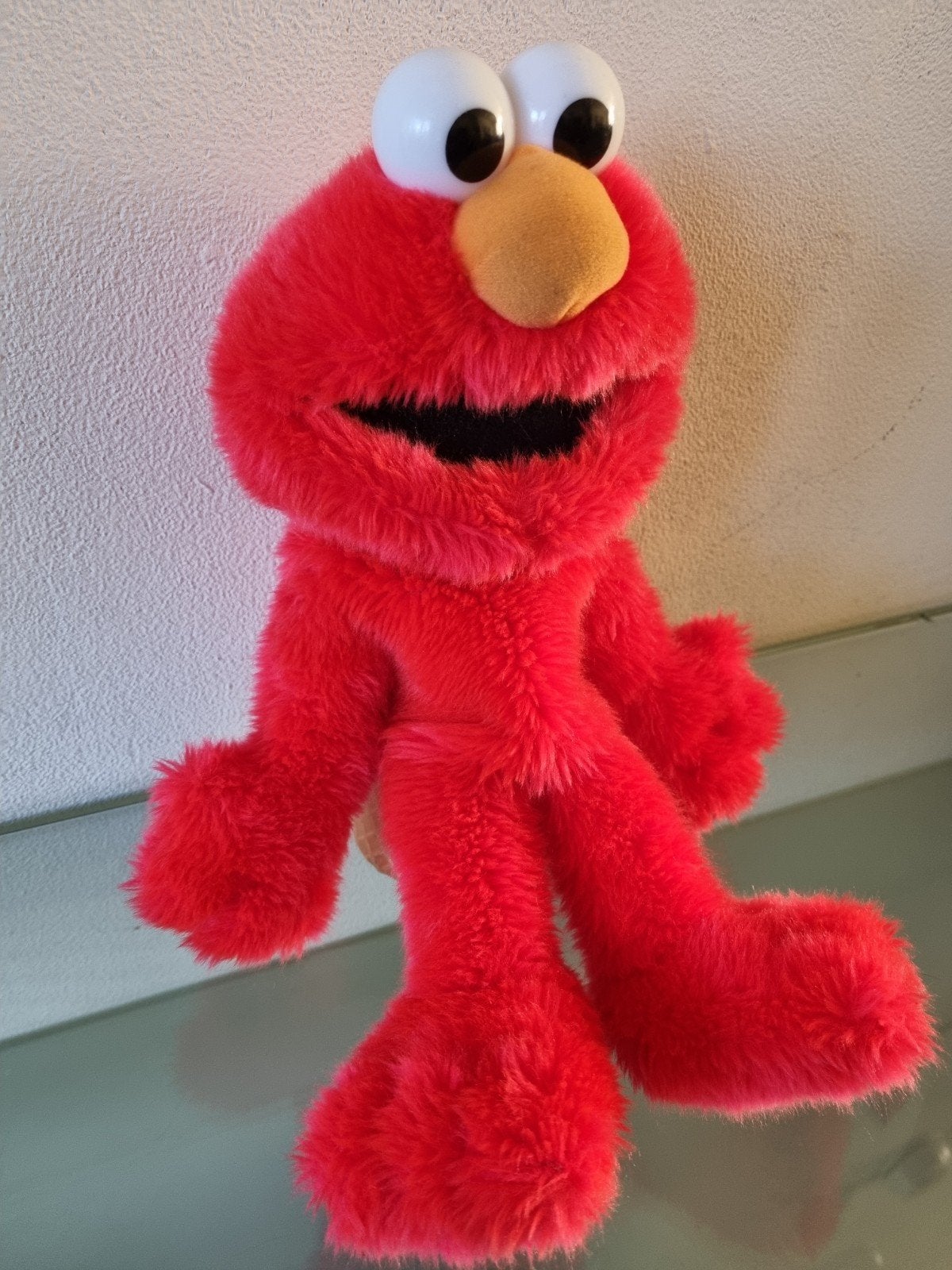 Orig,Sesamstraat,ELMO,HAND(POPKAST)POP,38cm,Label2017,Inwst!, Kinderen en Baby's, Overige merken, Overige karakters, Overige typen