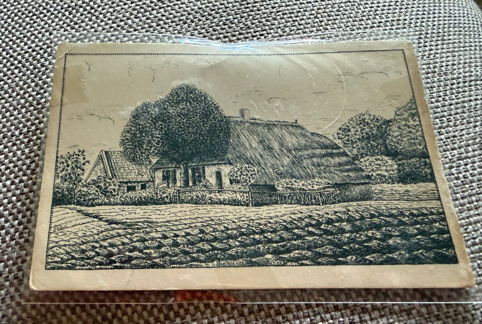 Ansichtkaart Epse Boerderijtje kletterstraat, Ophalen of Verzenden, Overijssel