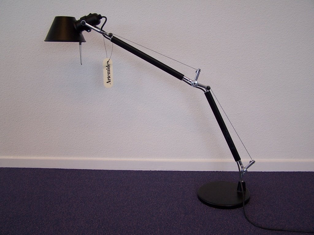 Artemide Tolomeo Tavolo bureaulamp, Bureaulamp, Zo goed als nieuw, Met schakelaar, Zwart