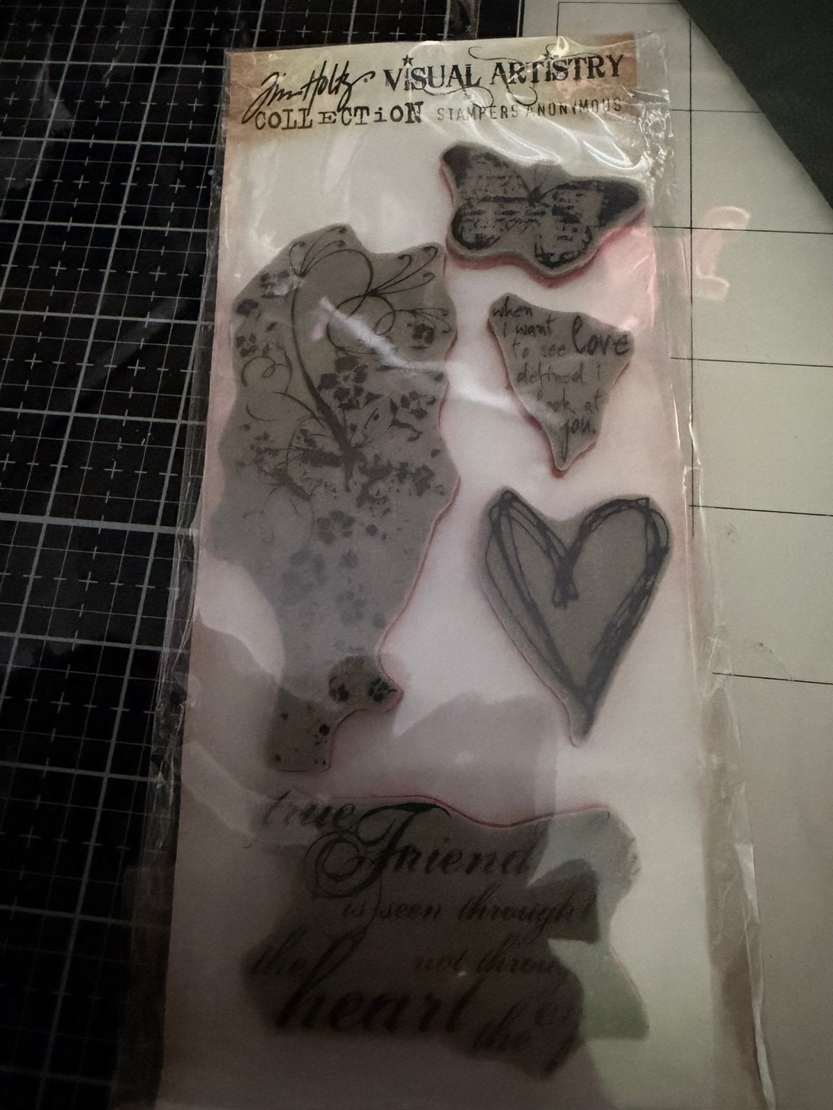Stemp tim holtz, Hobby en Vrije tijd, Ophalen of Verzenden, Zo goed als nieuw, Clearstamp