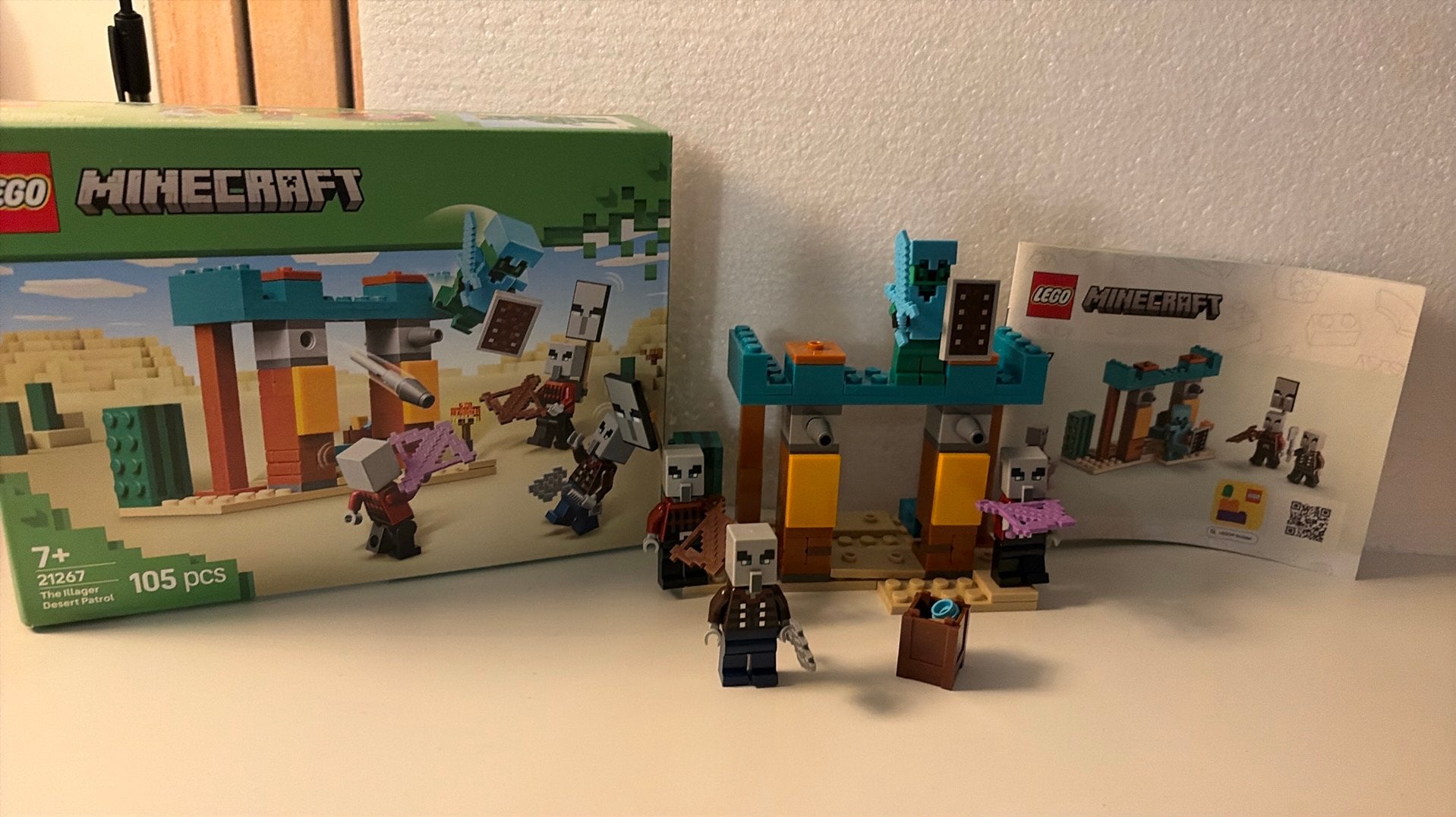 Lego Minecraft desert patrol 21267, Ophalen of Verzenden, Zo goed als nieuw