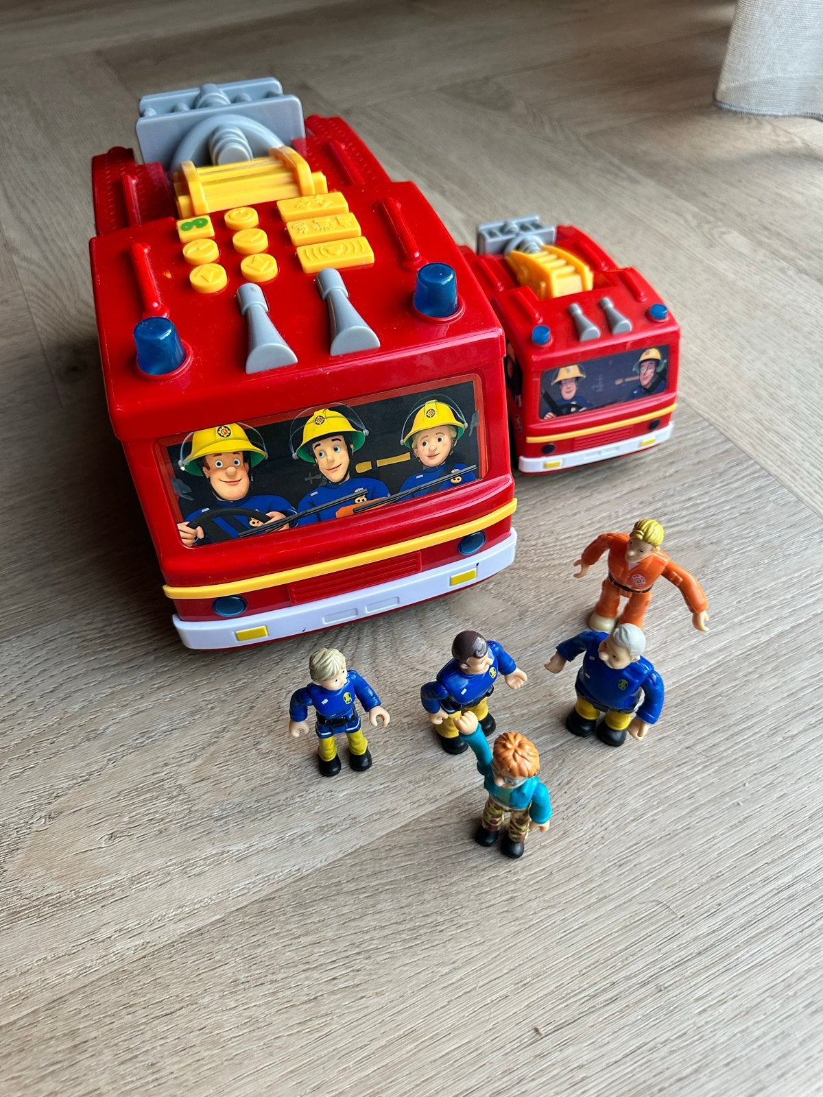 Brandweerman Sam Brandweerwagen met Figuren, Ophalen, Gebruikt