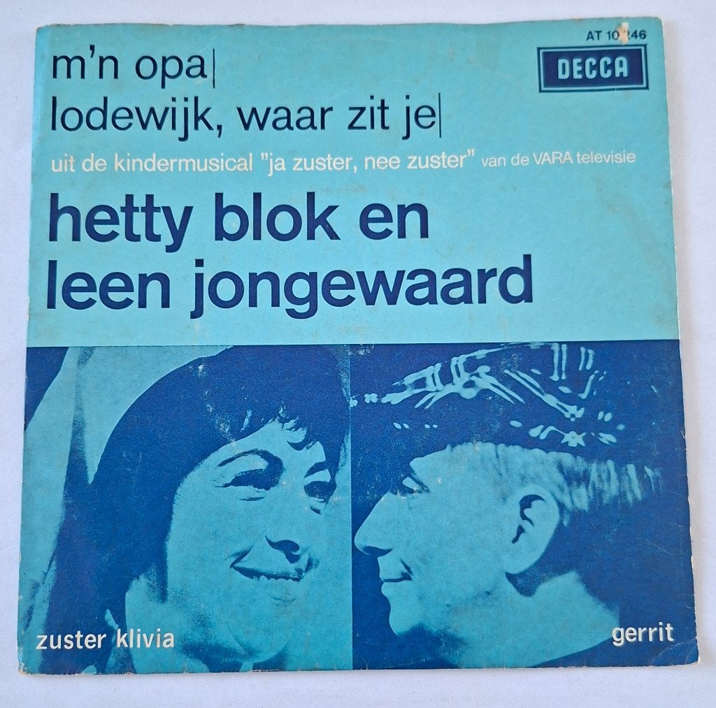 Hetty Blok en Leen Jongewaard - M'n opa, Ophalen of Verzenden, Gebruikt, Nederlandstalig, Overige typen