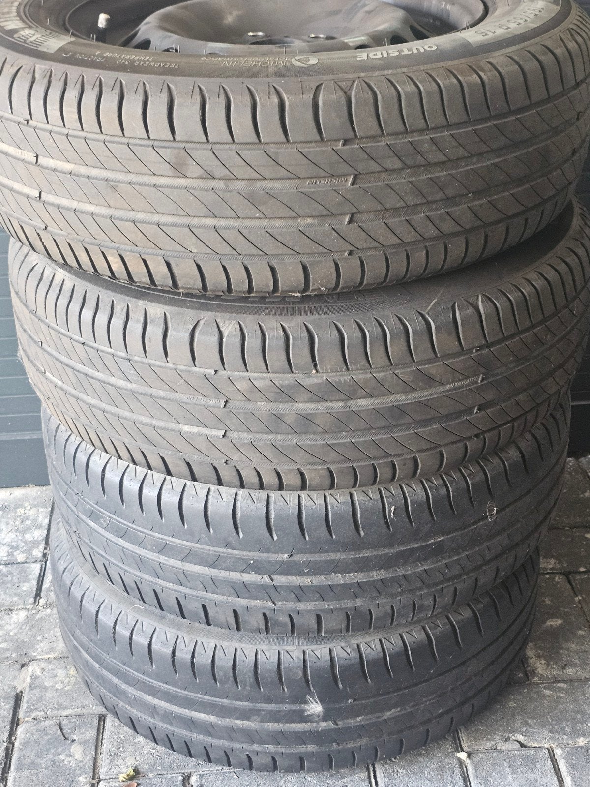 Golf 7 banden met velgen, Ophalen, Gebruikt, 15 inch, Banden en Velgen
