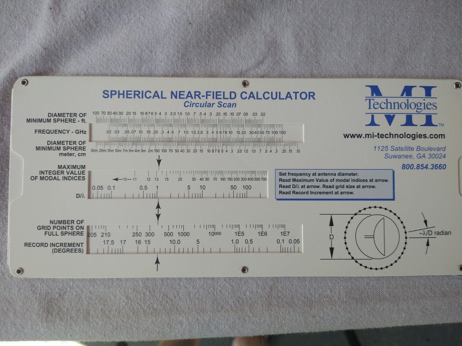 MI Technologies Near-Field Calculator (2 stuks), Ophalen