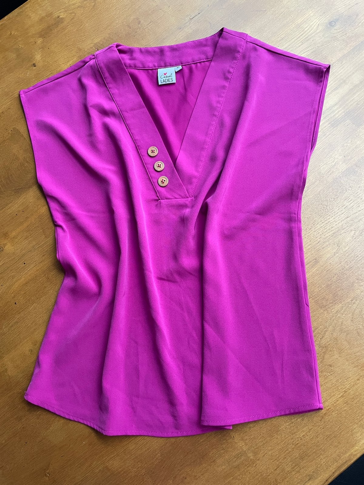 Zomer shirt M in mooie cyclaam kleur, Maat 38/40 (M), Ophalen of Verzenden, Korte mouw, Roze