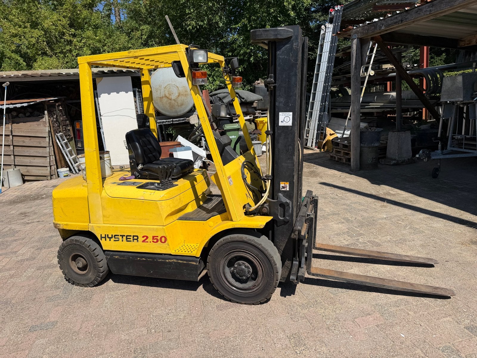 Hyster 2.5 Diesel Heftruck - Robuust en Betrouwbaar, 2000 tot 3000 kg, Ophalen, Diesel, Heftruck