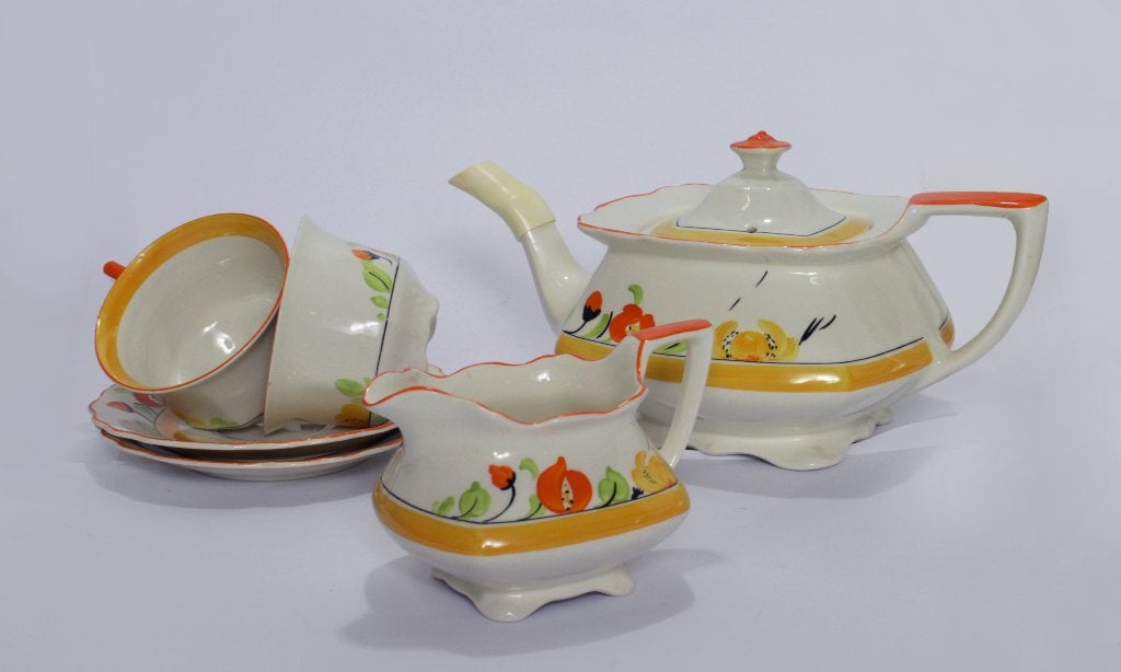 Art Deco Myott & Son & Co. England servies - ca. 1925, Antiek en Kunst, Ophalen