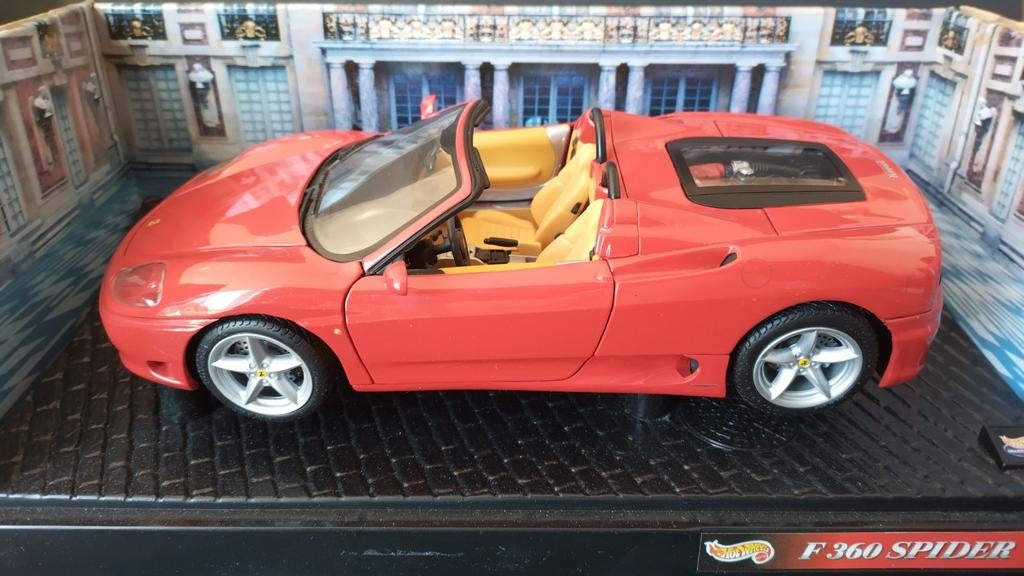Ferrari 360 Modena Spider 1:18 Hot Wheels Pol, 1186 MJ 1 NL, Auto, Verzenden, Nieuw