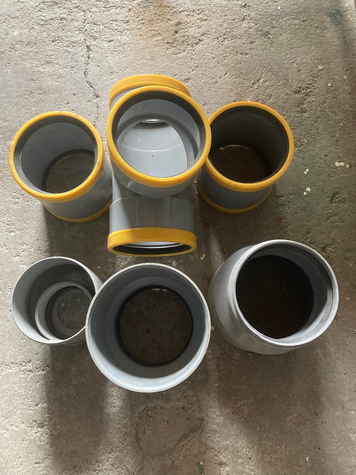 Nieuwe PVC hulpstukken 16mm doorsnede, Pvc, Minder dan 20 mm, Overige typen, Nieuw