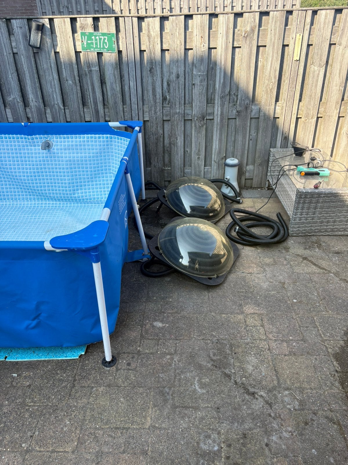 Zwembad intex, Tuin en Terras, Zwembaden, Gebruikt, Ophalen of Verzenden, Opzetzwembad, 200 tot 400 cm