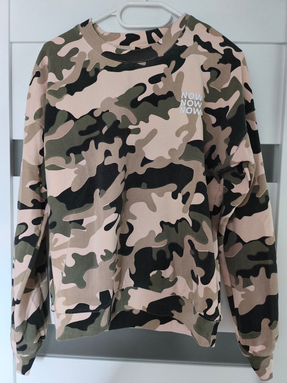 Hoodie Now S Khaki Roze Dames Meisjes Zo goed als nieuw, NOW, Ophalen of Verzenden, Zo goed als nieuw, Roze