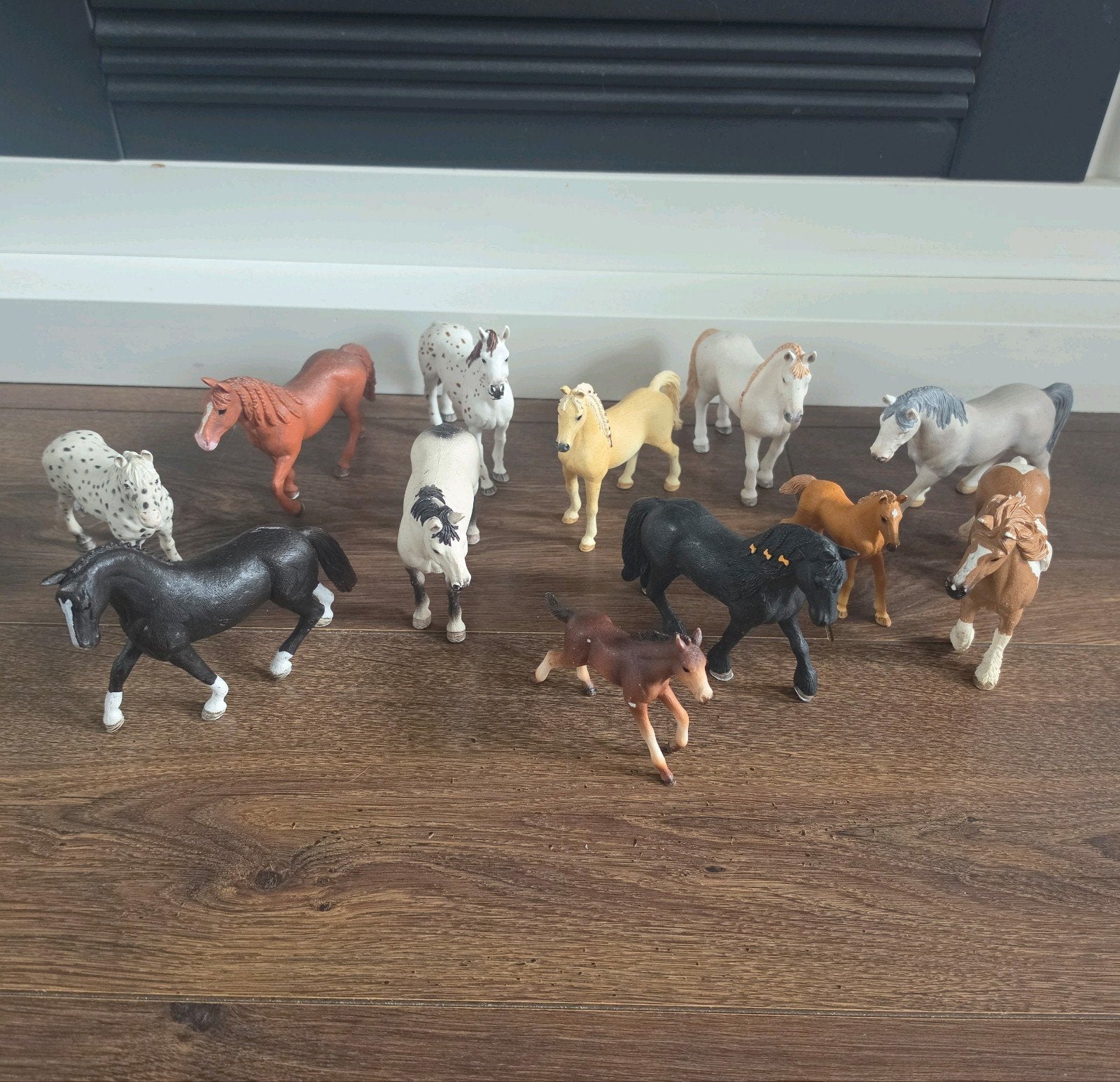 Schleich paardjes set 1, Verzamelen, Dierenverzamelingen, Ophalen of Verzenden, Zo goed als nieuw, Paard, Beeldje of Figuurtje