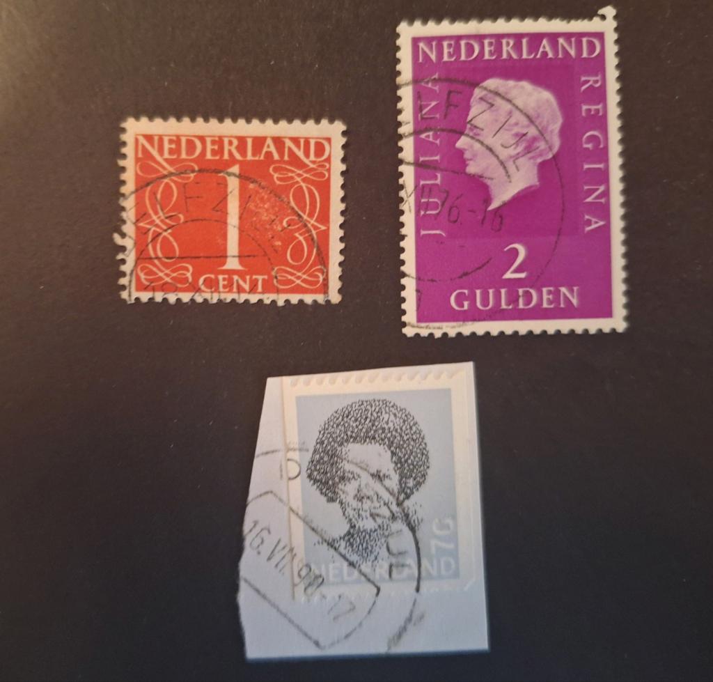 3 x stempel DELFZIJL, Postzegels en Munten, Postzegels | Nederland, Ophalen of Verzenden, Na 1940, Gestempeld