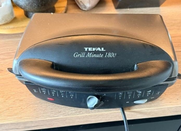 Tefal Grill Minute 1800 - Compacte en snelle tafelgrill, Ophalen of Verzenden, Gebruikt, Tafelgrill