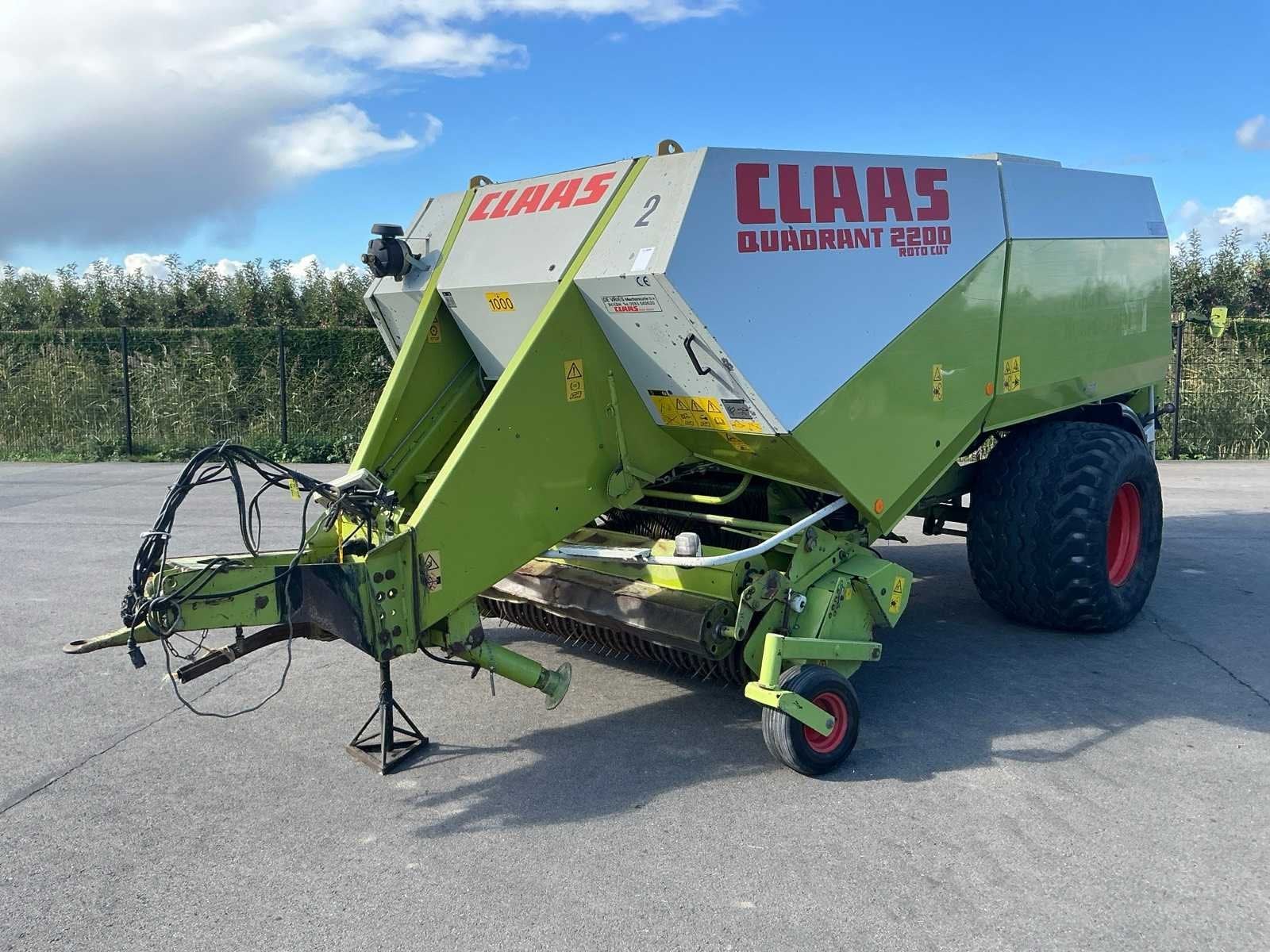 2001 Claas Quadrant 2200 ROTO CUT Balenpers, Overige, Oogstmachine