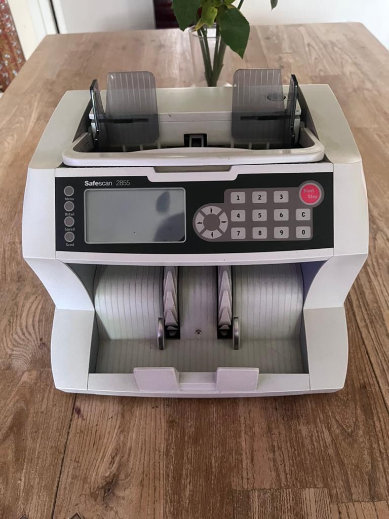 Safescan 2855 - Professionele Geldtelmachine, Ophalen