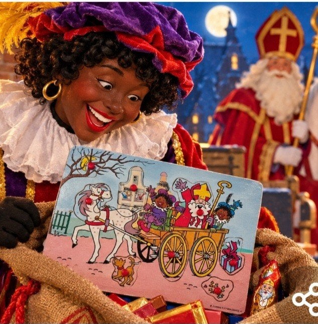 Houten Sinterklaas /Pieten puzzel, Ophalen of Verzenden
