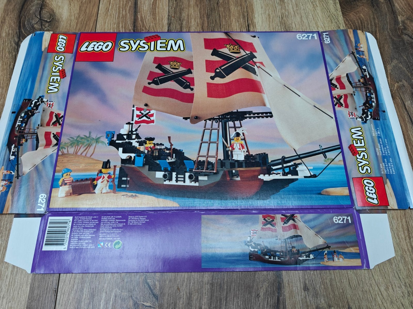 Lege LEGO doos 6271 Imperial Flagship Pirates, Ophalen, Gebruikt, Lego, Overige typen