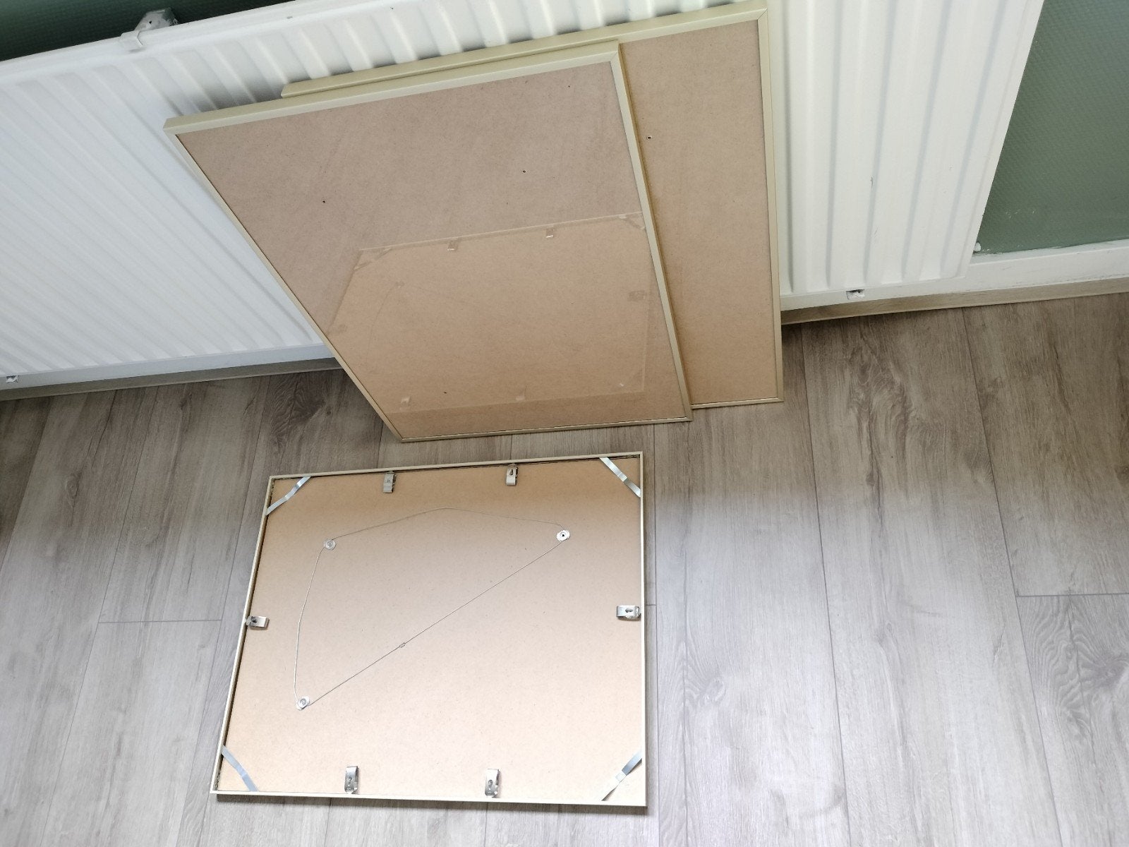 3 wissellijsten aluminium met helder glas, Huis en Inrichting, Ophalen of Verzenden, Gebruikt, Overige materialen