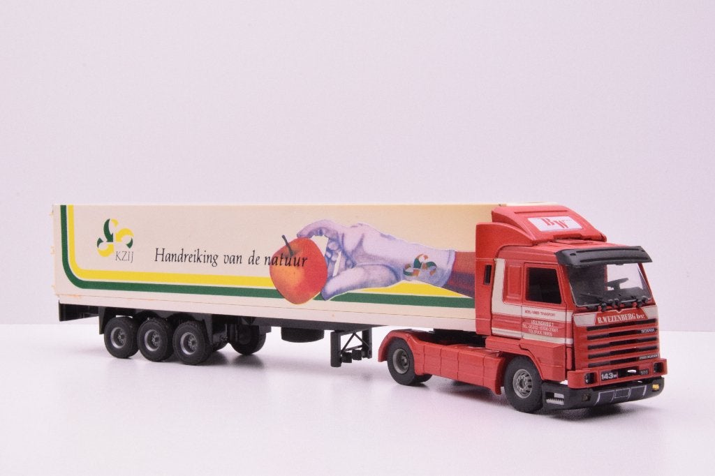Scania 143 Streamline  '' Benny Wezenberg  ''  Tekno, Ophalen of Verzenden, Zo goed als nieuw, Bus of Vrachtwagen, Tekno