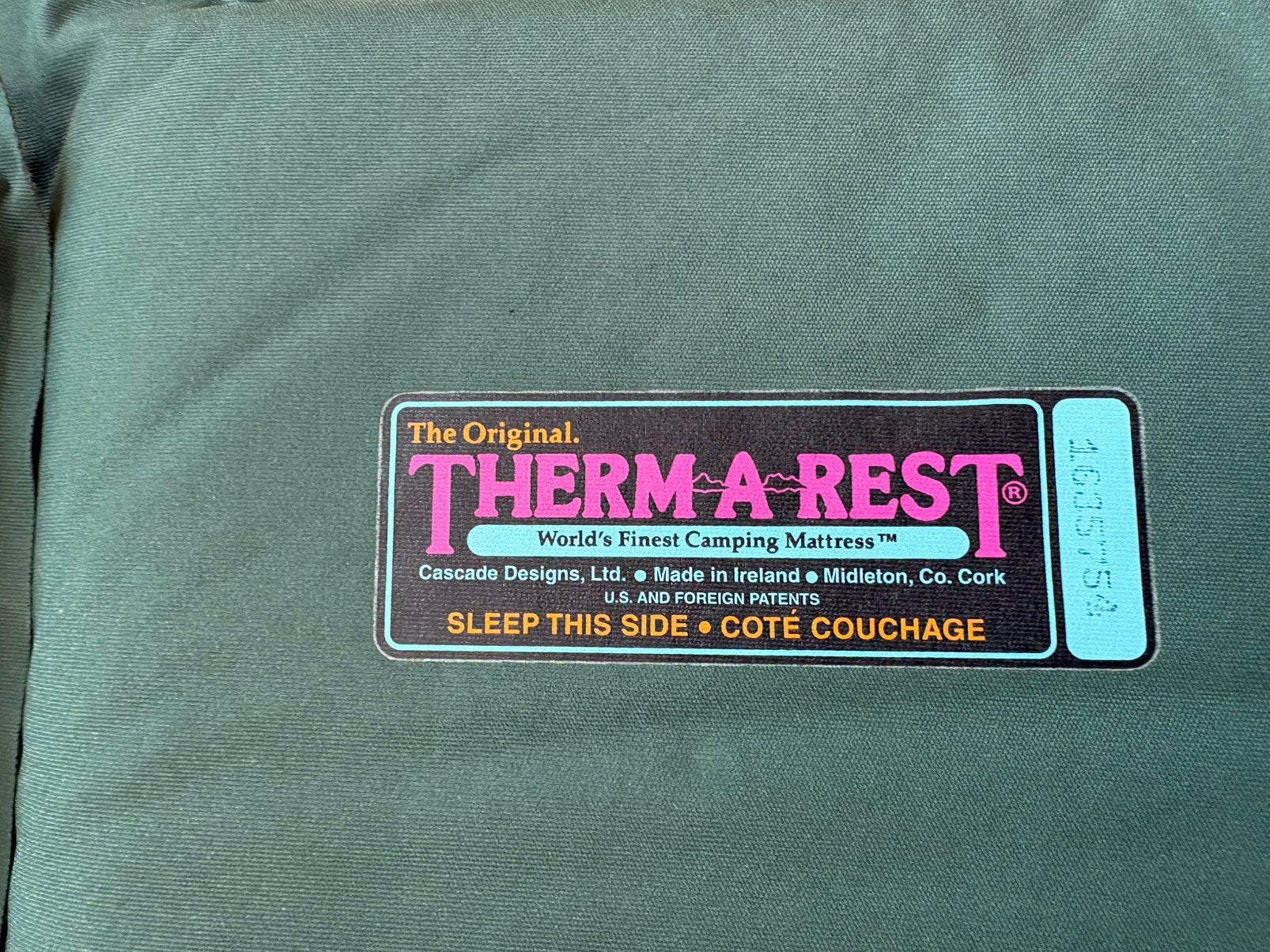 Thermarest Camping Sleeping Mat / Slaapmat, Ophalen, Gebruikt