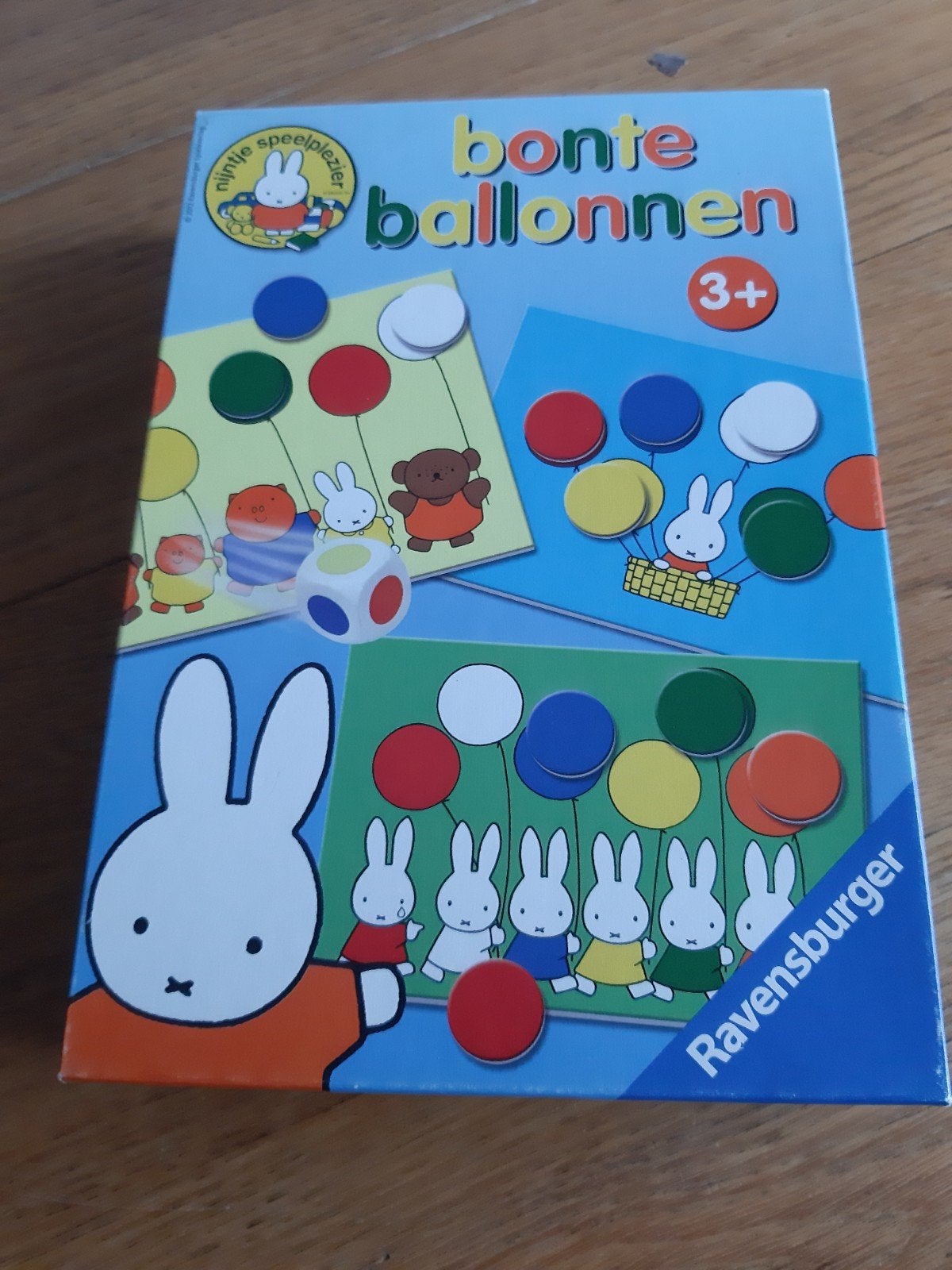 Nijntje Bonte Ballonnen Ravensburger Gezelschapsspel, Een of twee spelers, Ophalen of Verzenden, Gebruikt, Ravensburger