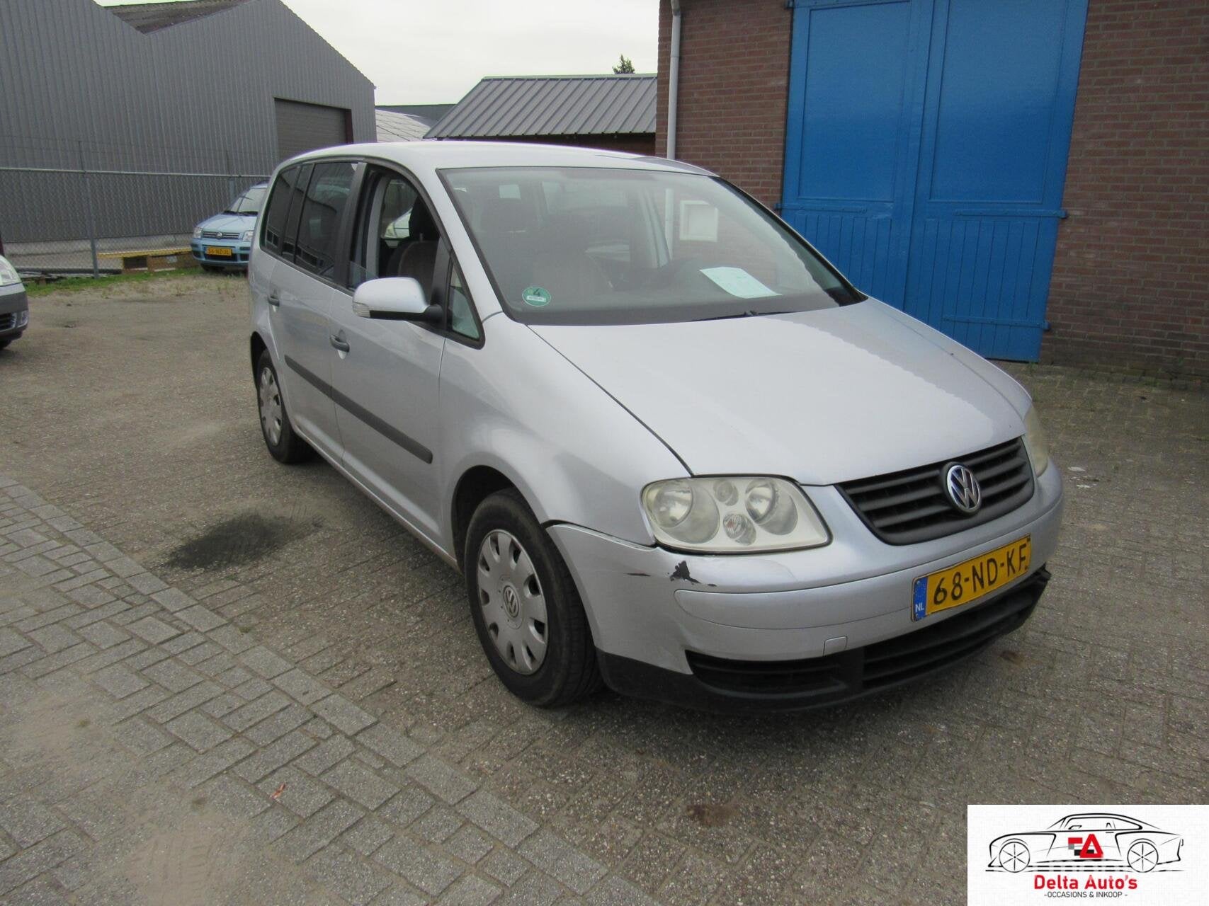 Volkswagen Touran 1.6-16V FSI Export,,Airco,,apk febr 27., Voorwielaandrijving, Gebruikt, 116 pk, Handgeschakeld