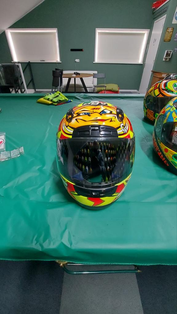 Agv valentino rossi, Ophalen of Verzenden, Tweedehands, Integraalhelm, AGV