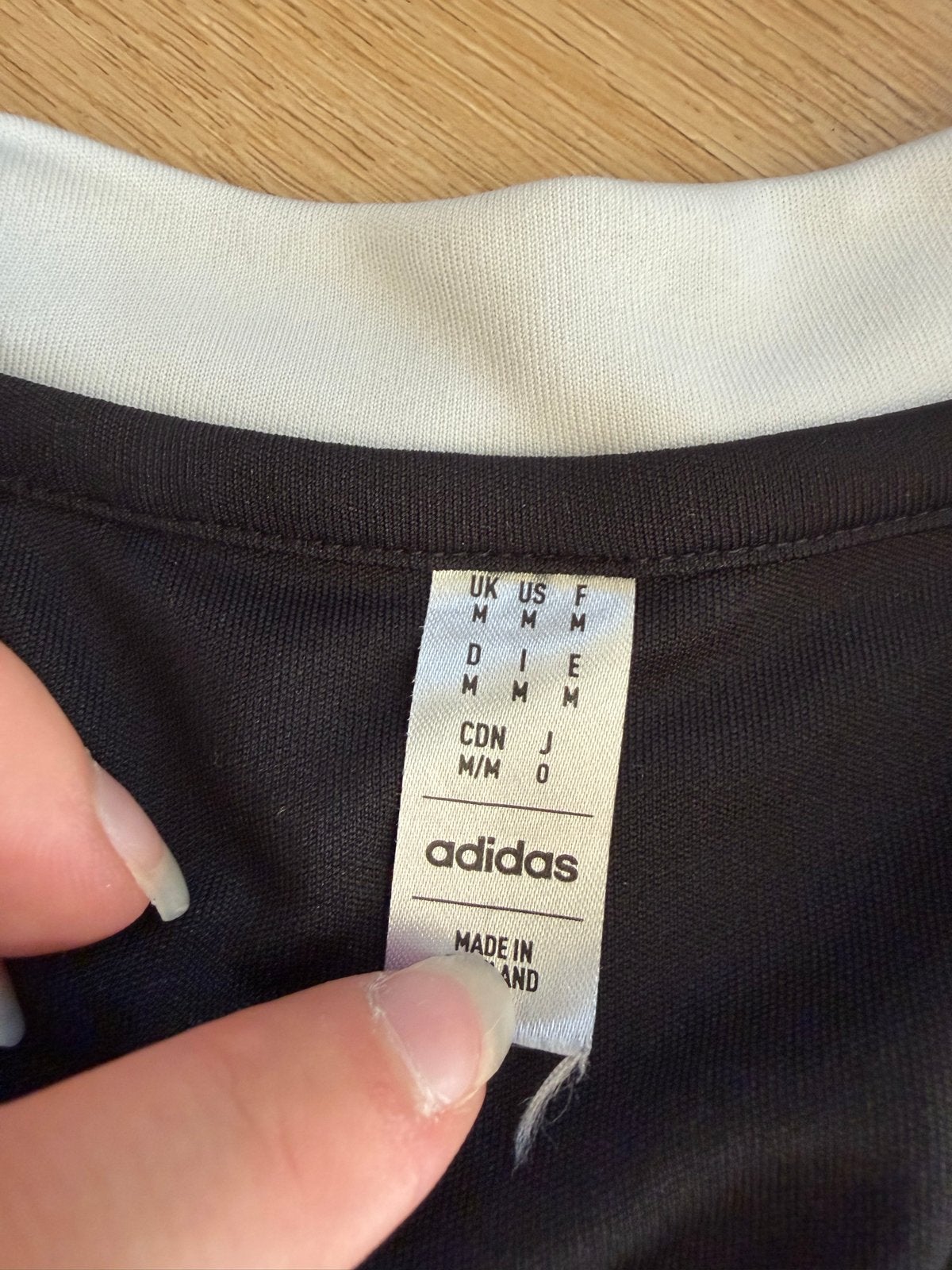 Adidas T-shirt zwart maat M, Ophalen of Verzenden, Zo goed als nieuw, Maat 48/50 (M), Zwart