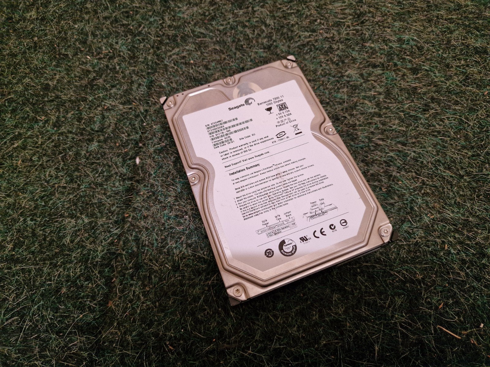 Seagate Barracuda ST31000333AS 1TB SATA HDD, Computers en Software, Intern, Gebruikt, Ophalen of Verzenden, 1TB