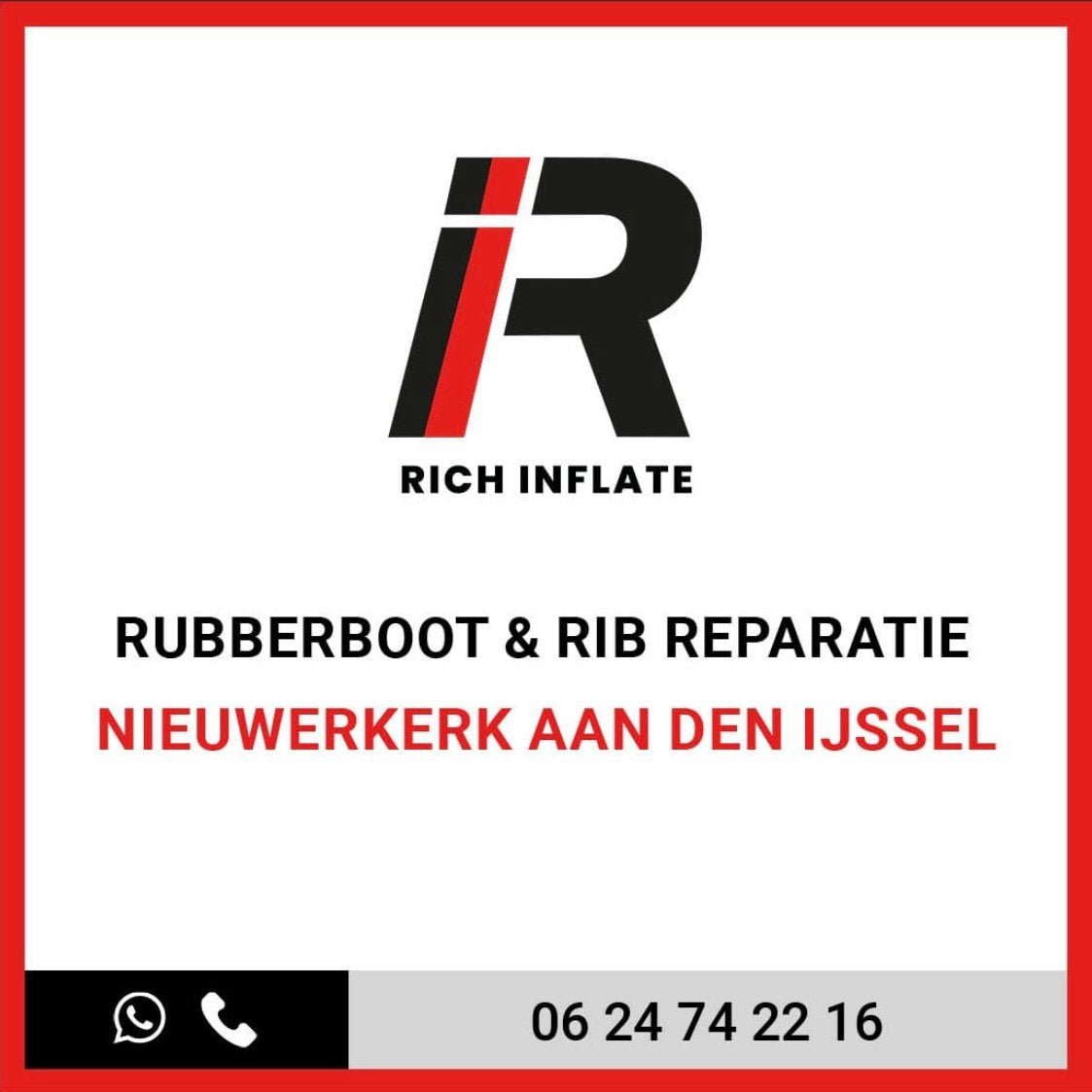 Rib en rubberboot reparatie, Ophalen of Verzenden, Zo goed als nieuw