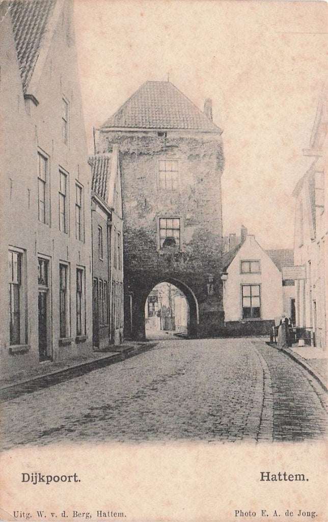 702-433-017 Dijkpoort Hattem, Verzenden, Voor 1920, Overijssel