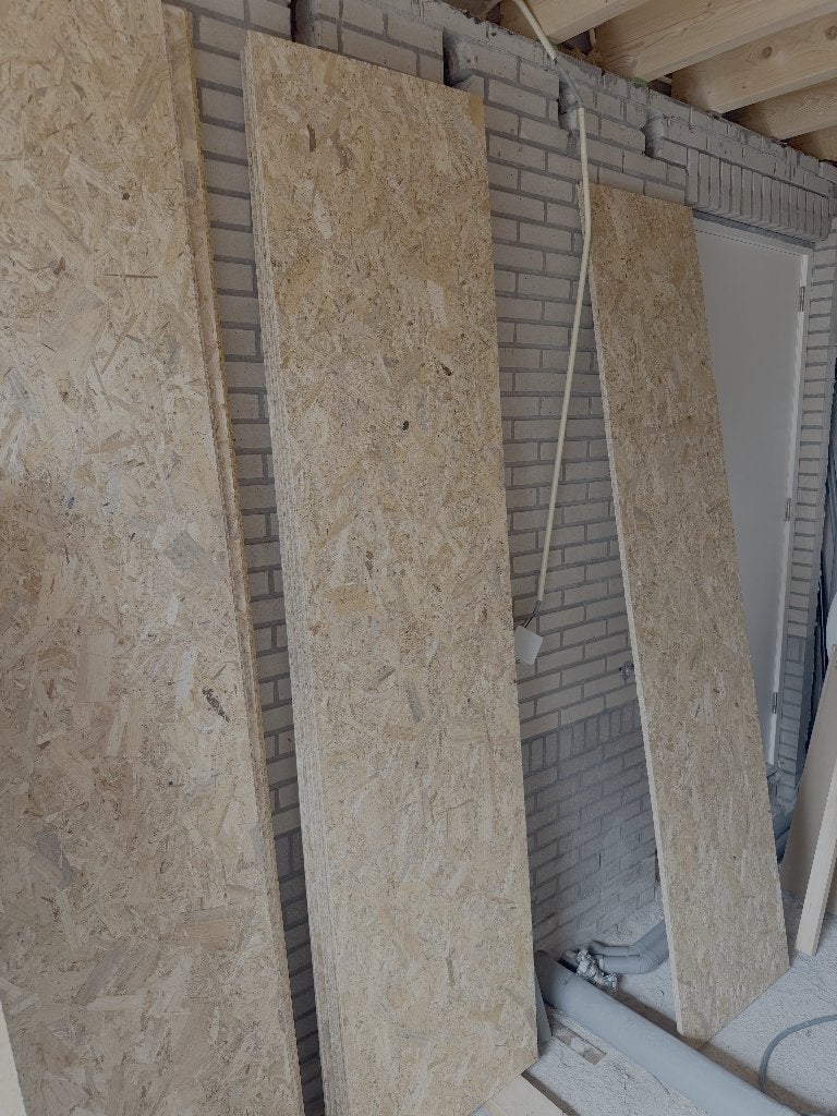 OSB 3 en underlayment - restmateriaal renovatie, Ophalen, Nieuw, Hout, Minder dan 20 mm