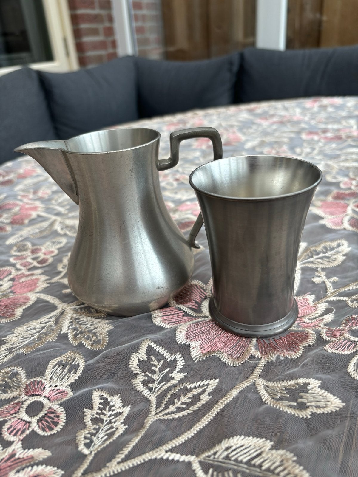 Vintage Selangor Pewter 97% – Kan & Beker – Malaysia, Antiek en Kunst, Ophalen of Verzenden