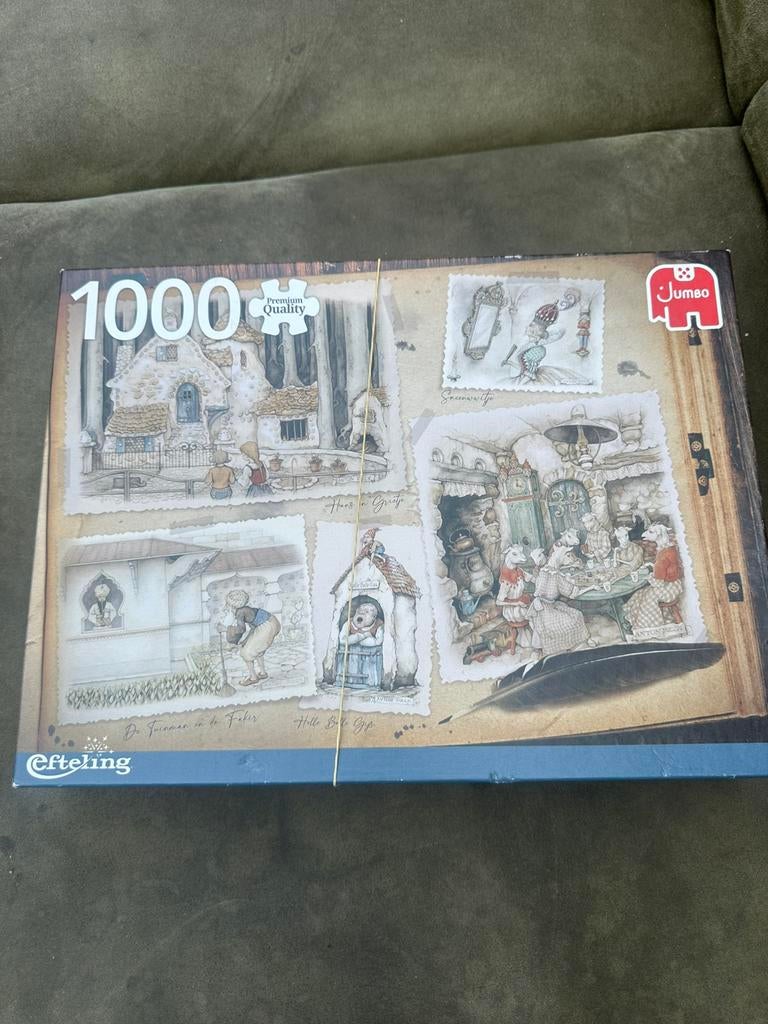 Efteling puzzel, Hobby en Vrije tijd, Denksport en Puzzels, Ophalen, 500 t/m 1500 stukjes, Zo goed als nieuw, Legpuzzel