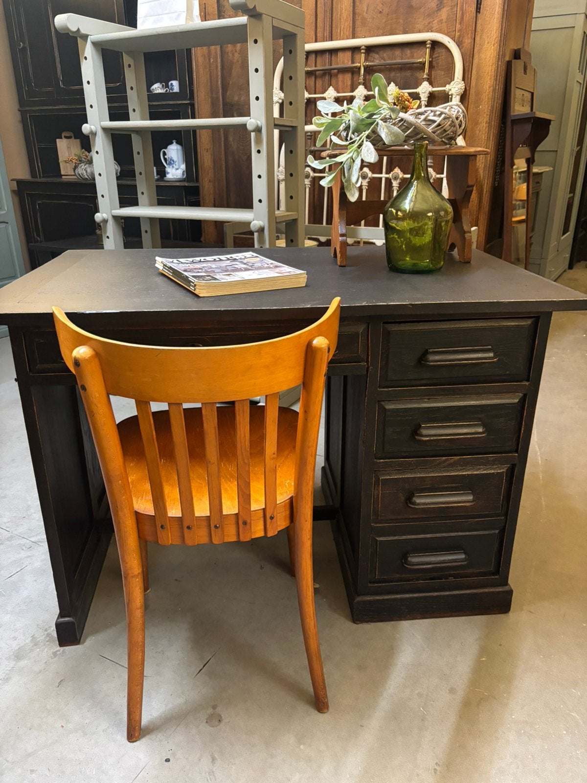 Brocante bureau, Ophalen, Studio Larilo, 110 cm, Hout